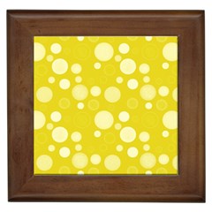 Polka Dots Framed Tiles by Valentinaart