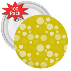 Polka Dots 3  Buttons (100 Pack)  by Valentinaart