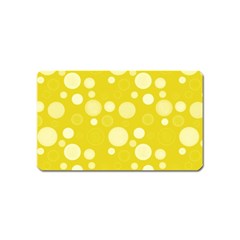 Polka Dots Magnet (name Card) by Valentinaart