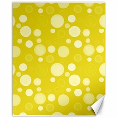 Polka Dots Canvas 16  X 20   by Valentinaart