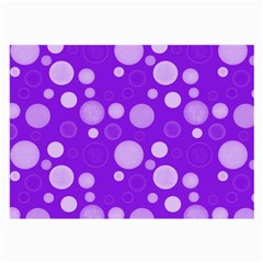 Polka Dots Large Glasses Cloth (2-side) by Valentinaart