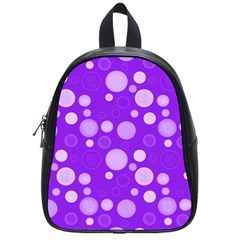 Polka Dots School Bags (small)  by Valentinaart