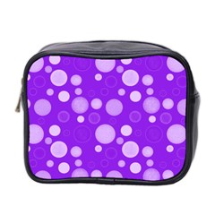 Polka Dots Mini Toiletries Bag 2-side by Valentinaart