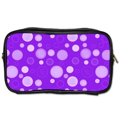 Polka Dots Toiletries Bags by Valentinaart