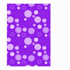 Polka Dots Small Garden Flag (two Sides) by Valentinaart