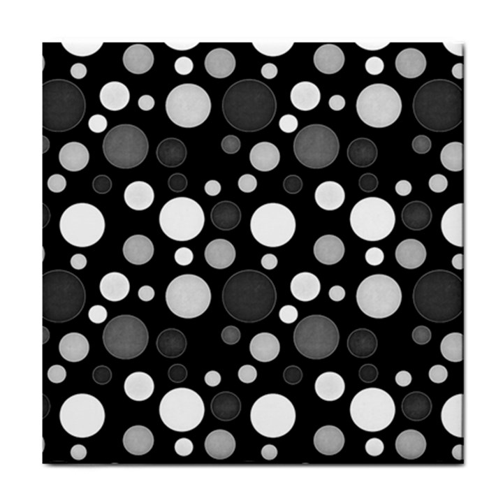 Polka dots Tile Coasters