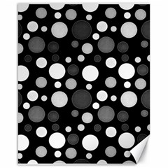 Polka Dots Canvas 16  X 20  