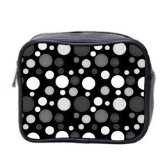 Polka Dots Mini Toiletries Bag 2-side by Valentinaart