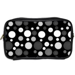 Polka dots Toiletries Bags 2-Side Back