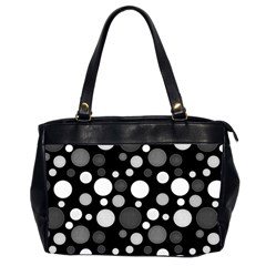 Polka Dots Office Handbags (2 Sides) 