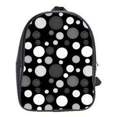 Polka dots School Bags (XL) 