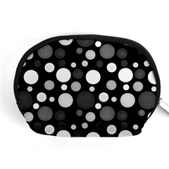 Polka Dots Accessory Pouches (medium)  by Valentinaart