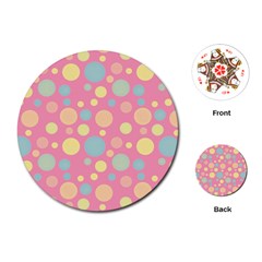 Polka Dots Playing Cards (round) 