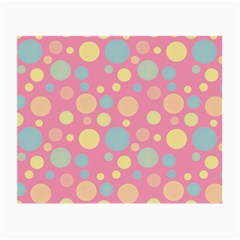 Polka Dots Small Glasses Cloth (2-side) by Valentinaart