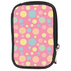 Polka Dots Compact Camera Cases by Valentinaart