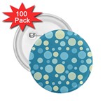 Polka dots 2.25  Buttons (100 pack)  Front