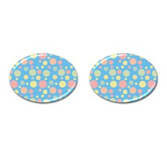 Polka Dots Cufflinks (oval) by Valentinaart