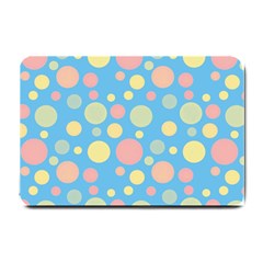 Polka Dots Small Doormat  by Valentinaart