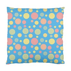 Polka Dots Standard Cushion Case (one Side) by Valentinaart