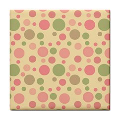 Polka Dots Tile Coasters by Valentinaart