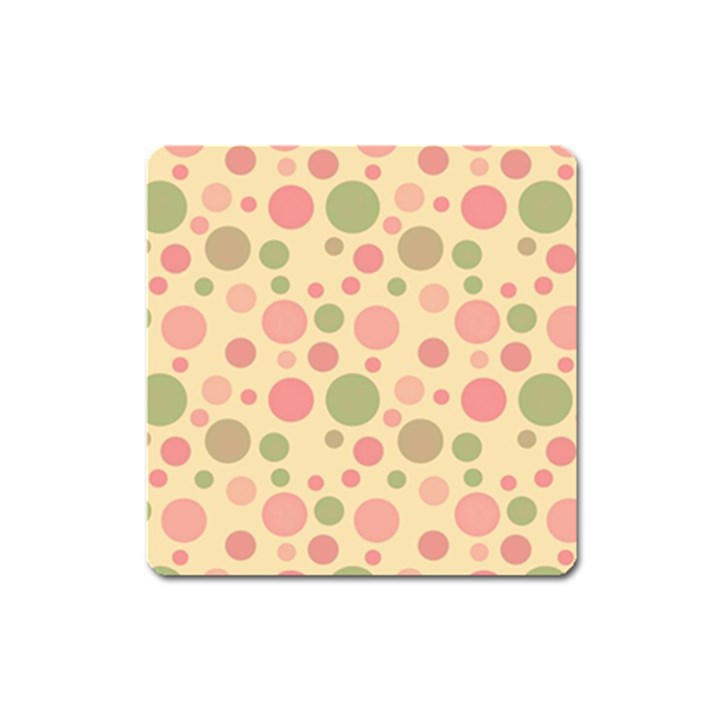 Polka dots Square Magnet