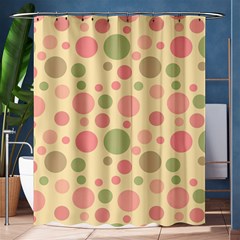 Polka Dots Shower Curtain 60  X 72  (medium)  by Valentinaart