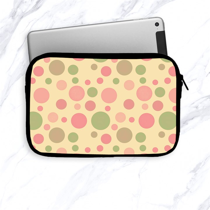 Polka dots Apple iPad Mini Zipper Cases