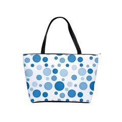 Polka Dots Shoulder Handbags by Valentinaart