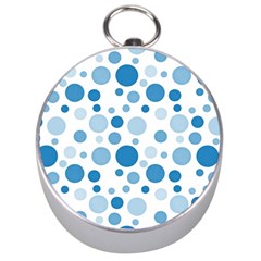 Polka Dots Silver Compasses by Valentinaart