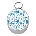 Polka dots Mini Silver Compasses Front