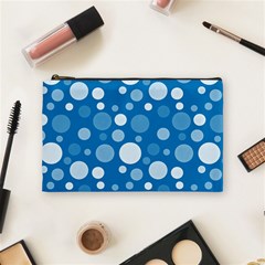 Polka Dots Cosmetic Bag (medium)  by Valentinaart