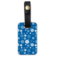 Polka Dots Luggage Tags (one Side)  by Valentinaart