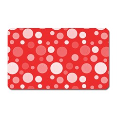 Polka Dots Magnet (rectangular) by Valentinaart