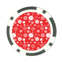 Polka Dots Poker Chip Card Guard by Valentinaart