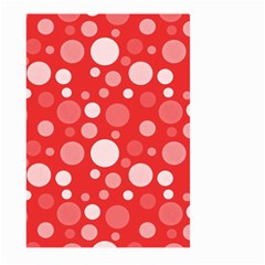 Polka Dots Large Garden Flag (two Sides) by Valentinaart