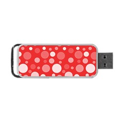 Polka Dots Portable Usb Flash (two Sides) by Valentinaart