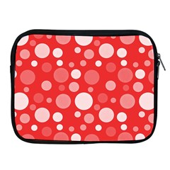 Polka Dots Apple Ipad 2/3/4 Zipper Cases by Valentinaart