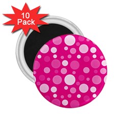 Polka Dots 2 25  Magnets (10 Pack)  by Valentinaart