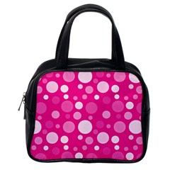 Polka Dots Classic Handbags (one Side) by Valentinaart