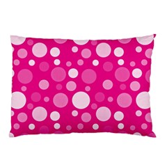 Polka Dots Pillow Case by Valentinaart