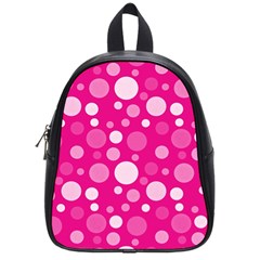 Polka Dots School Bags (small)  by Valentinaart