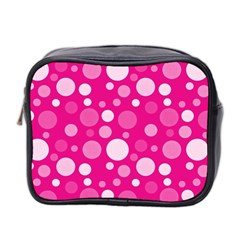 Polka Dots Mini Toiletries Bag 2-side by Valentinaart