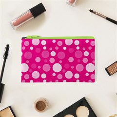 Polka Dots Cosmetic Bag (xs) by Valentinaart