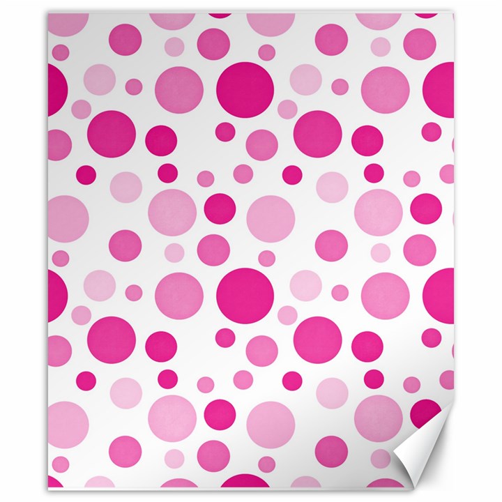 Polka dots Canvas 20  x 24  