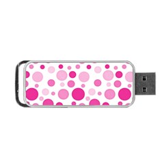 Polka Dots Portable Usb Flash (two Sides) by Valentinaart