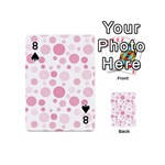 Polka dots Playing Cards 54 (Mini)  Front - Spade8