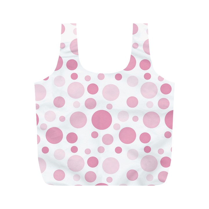 Polka dots Full Print Recycle Bags (M) 