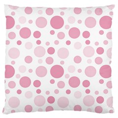 Polka Dots Standard Flano Cushion Case (two Sides) by Valentinaart