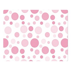 Polka Dots Double Sided Flano Blanket (large)  by Valentinaart