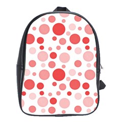 Polka Dots School Bags(large)  by Valentinaart